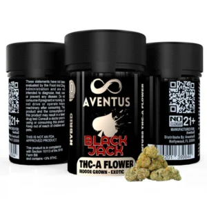 AVENTUS8 THC-A FLOWER Black Jack 10g